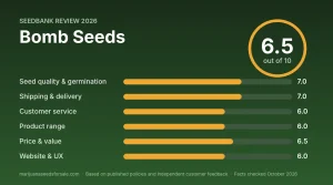 Bomb Seeds Review 2026 seedbank review