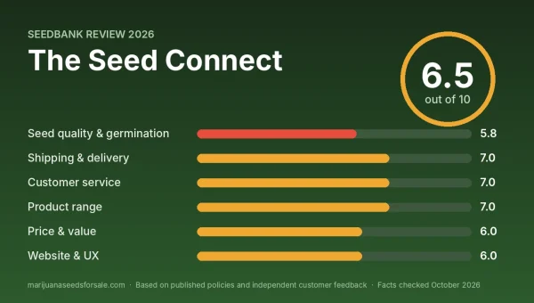 The Seed Connect review score card: 6.5 out of 10 with category scores