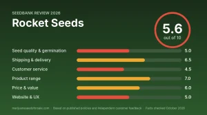 Rocket Seeds Review 2026 seedbank review