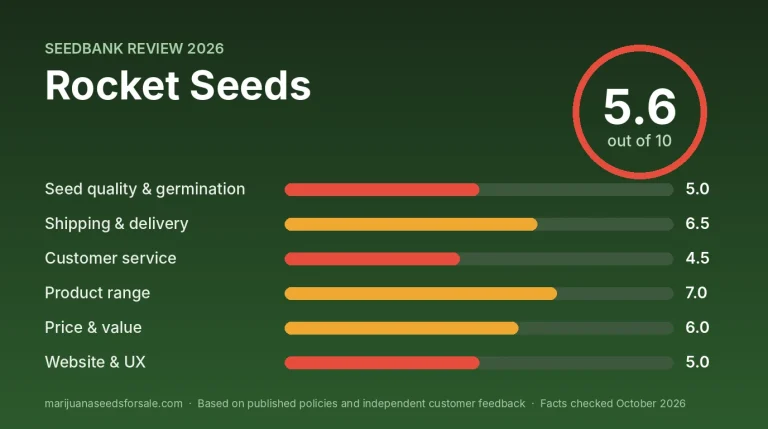 Rocket Seeds Review 2026: Shipping, Prices and Guarantee