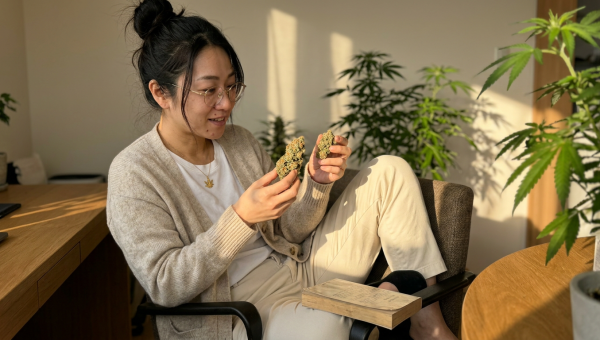 AK-47 strain review by Maya Chen