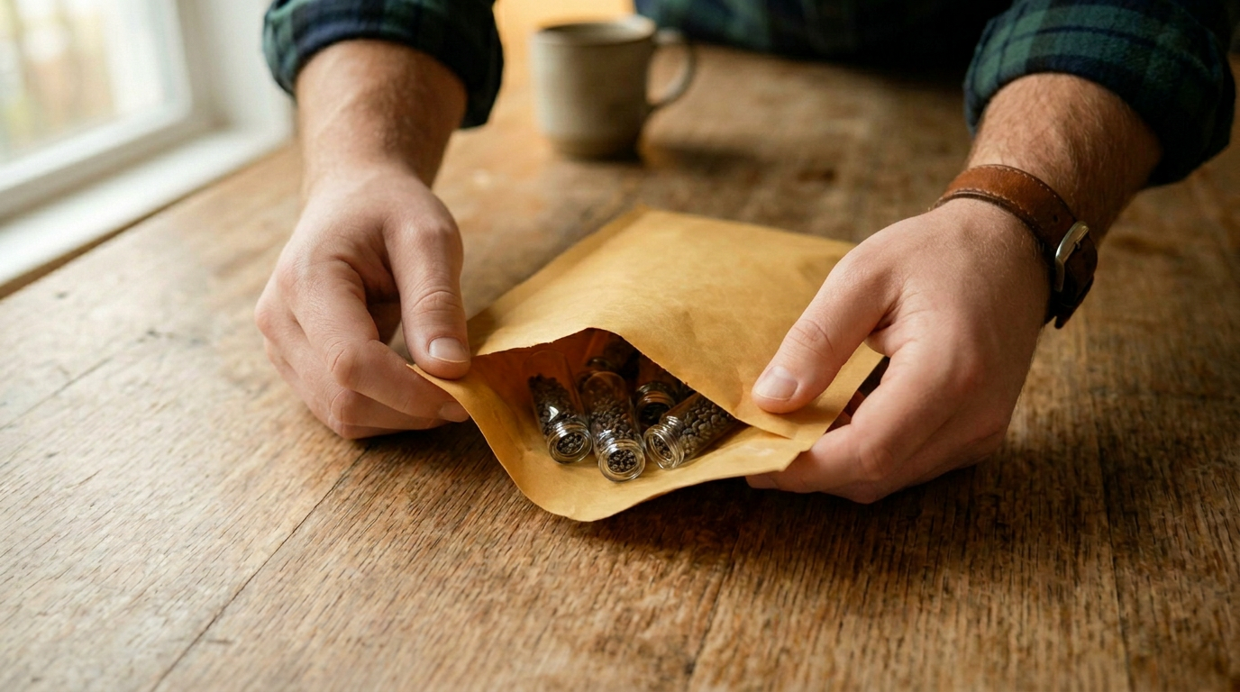 Amsterdam Seed Center unboxing seed package