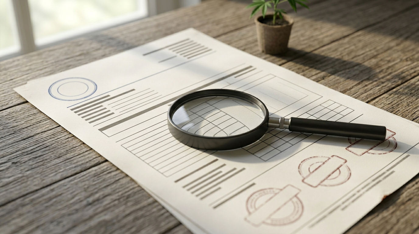 Third-party lab Certificate of Analysis for cannabis topical product verifying cannabinoid content and purity