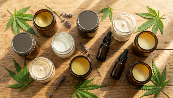 Cannabis topical products including balms, salves, and lotions