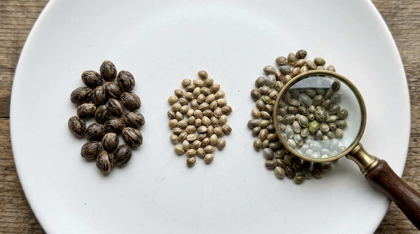 Cannabis seed types: feminized, autoflower, and regular seeds compared