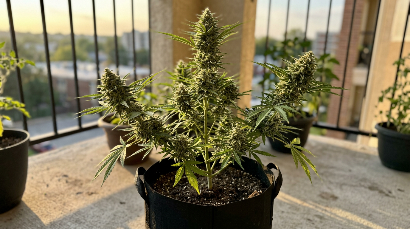 Bruce Banner cannabis plant in flower