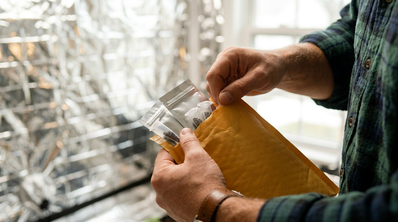 Crop King Seeds unboxing seed package