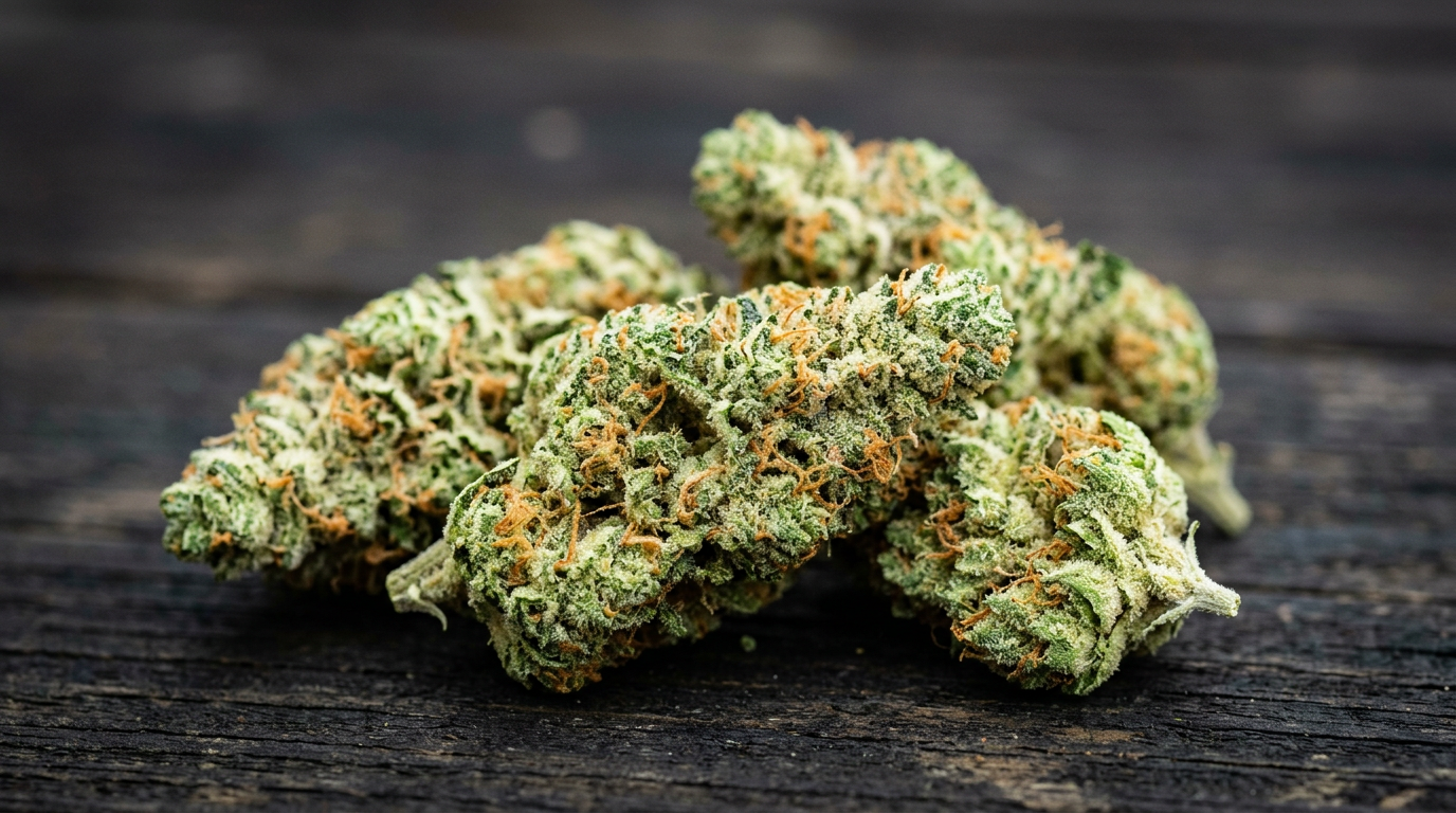 Gary Payton cannabis buds macro close-up