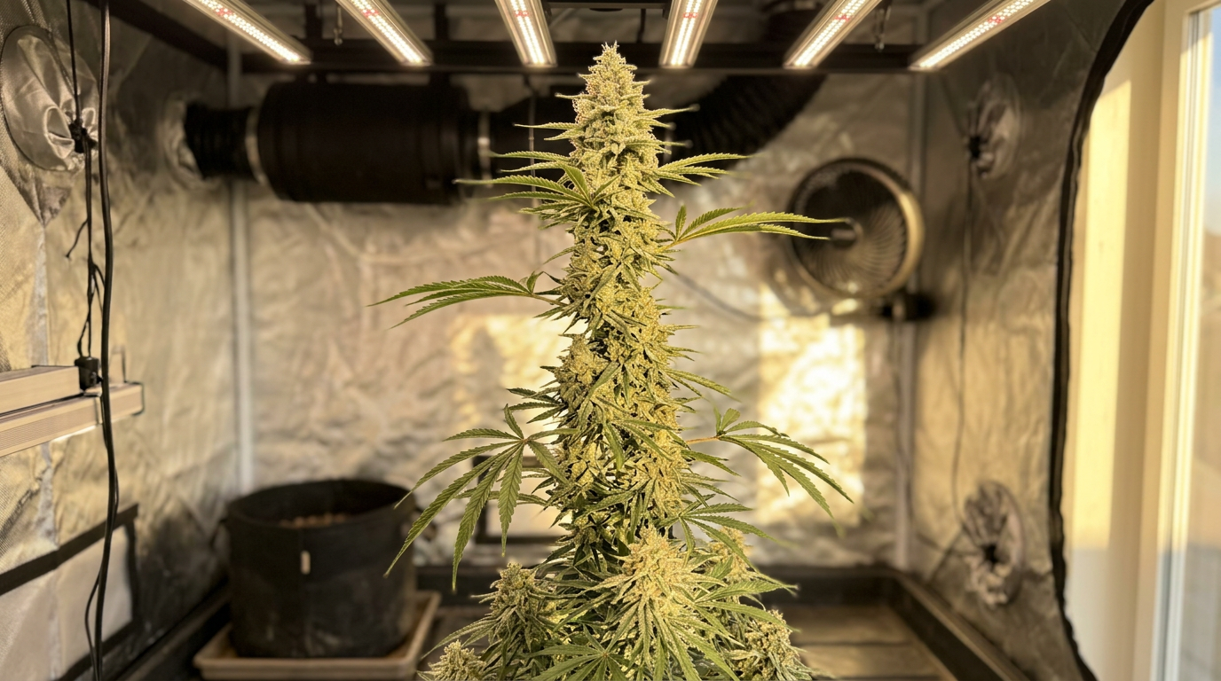 Gelato cannabis plant in flower