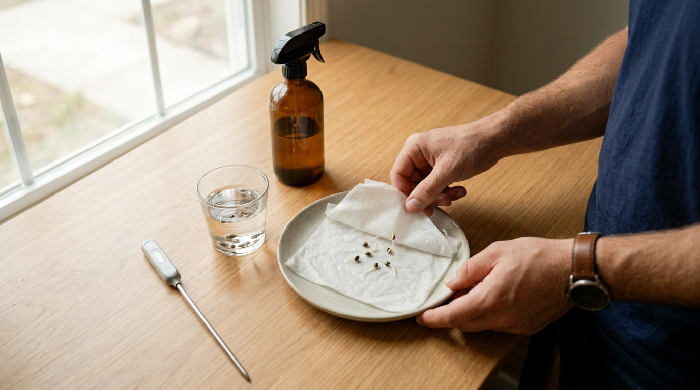 Growers Choice Seeds germination setup