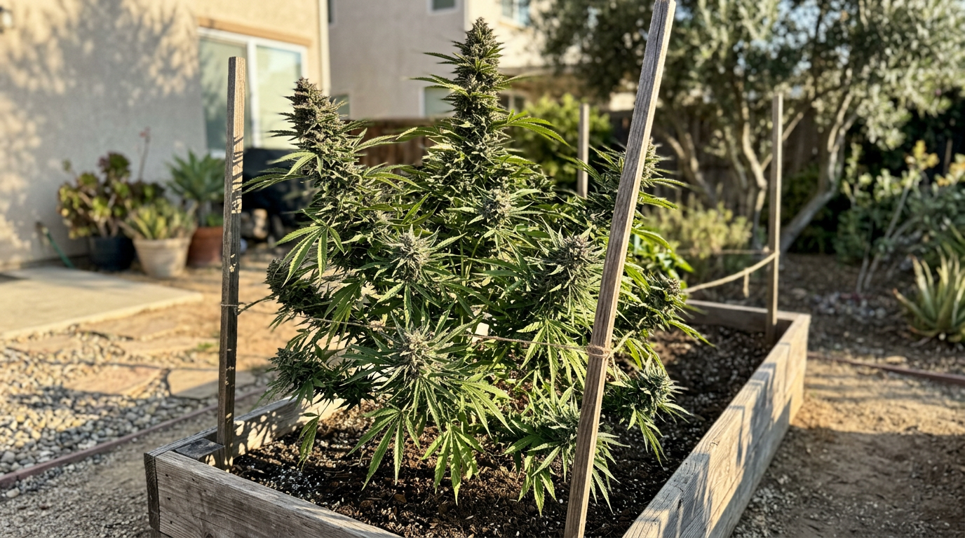 LA Confidential cannabis plant in flower