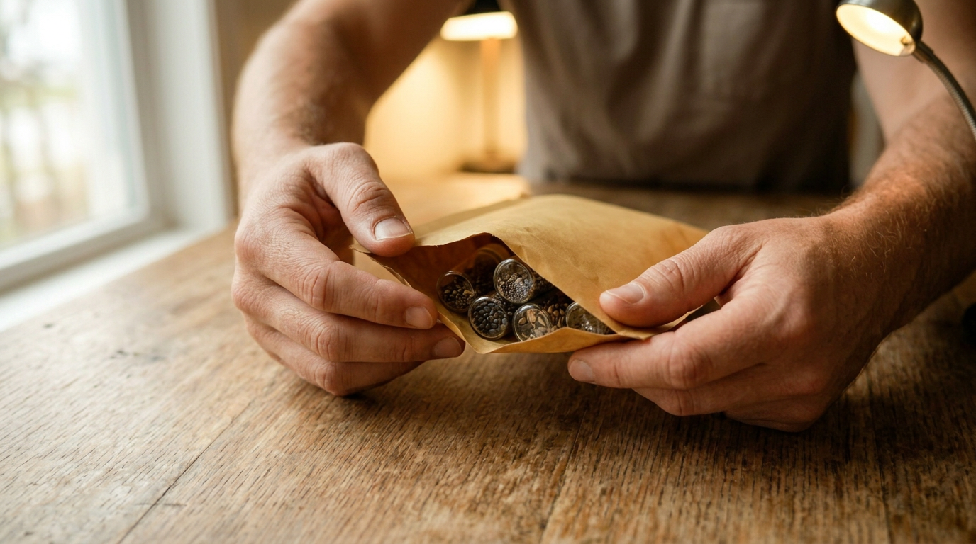 Royal Queen Seeds unboxing seed package