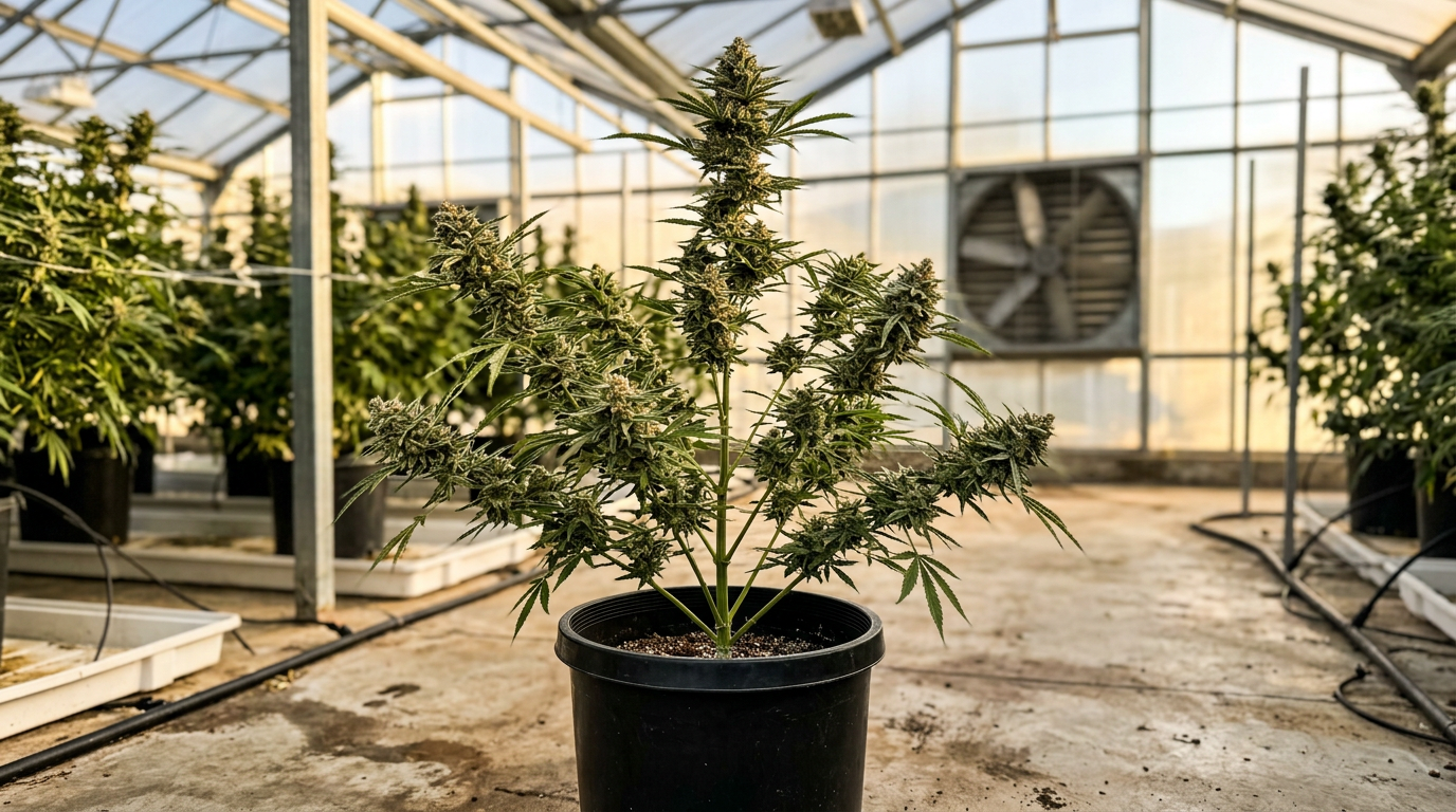 Runtz cannabis plant in flower