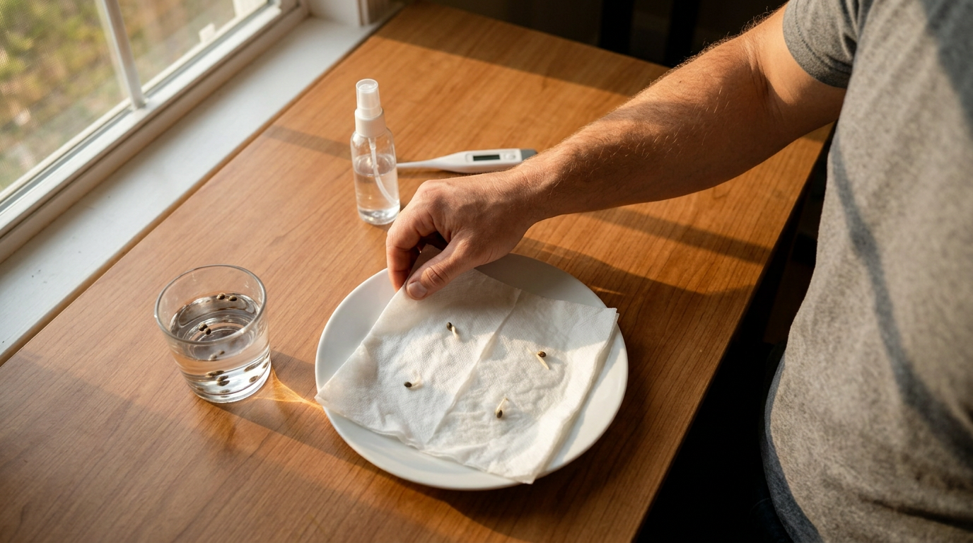 Seed Stockers cannabis seed germination setup