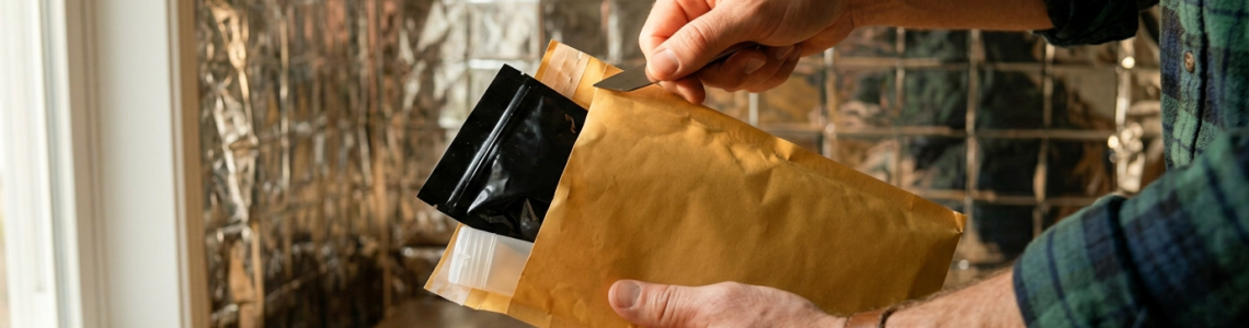 Sensi Seeds unboxing seed package