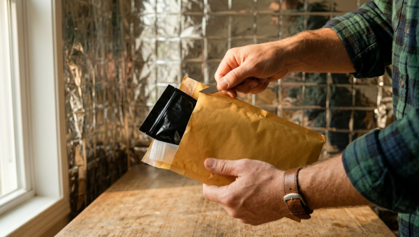 Sensi Seeds unboxing seed package