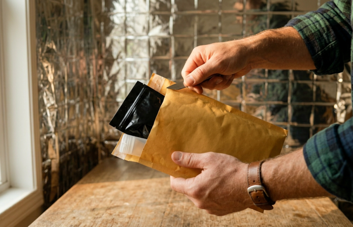 Sensi Seeds unboxing seed package