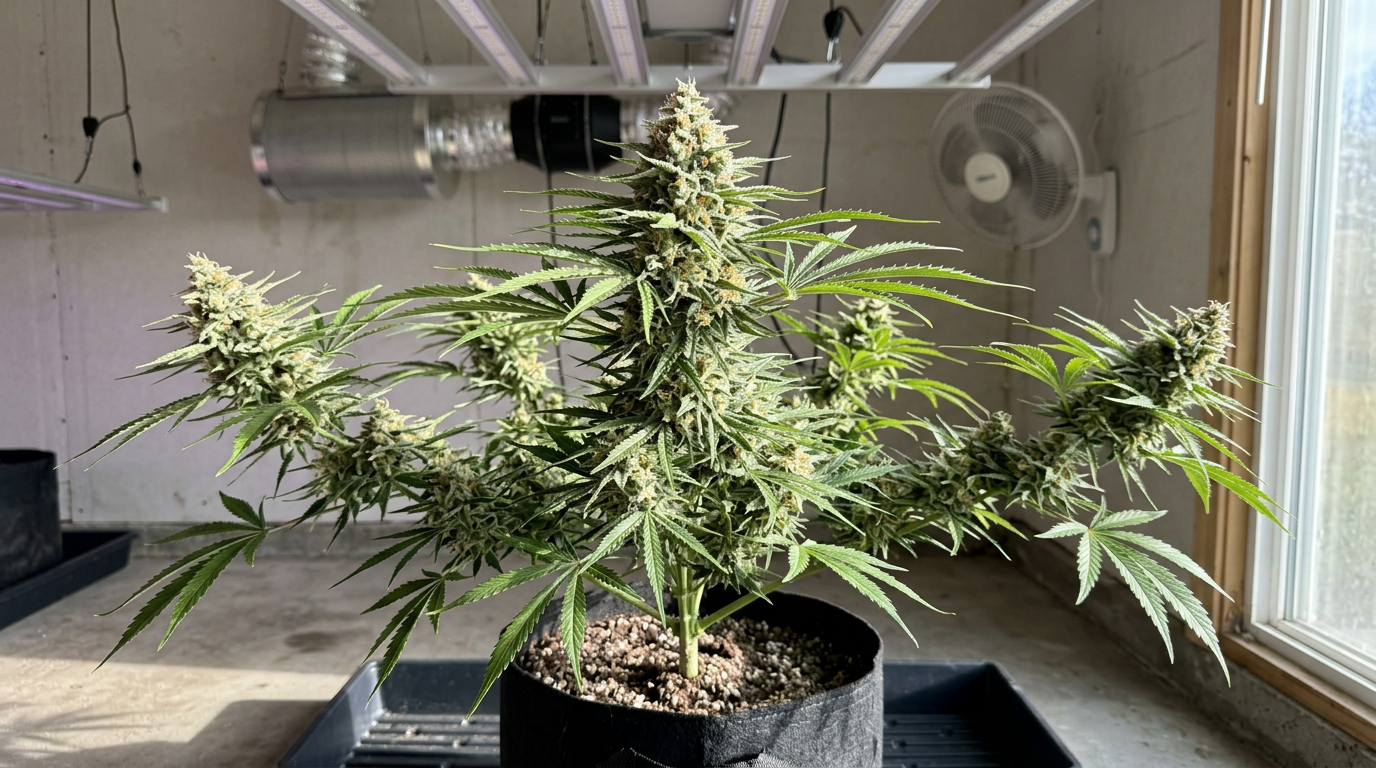Sour Diesel cannabis plant in flower