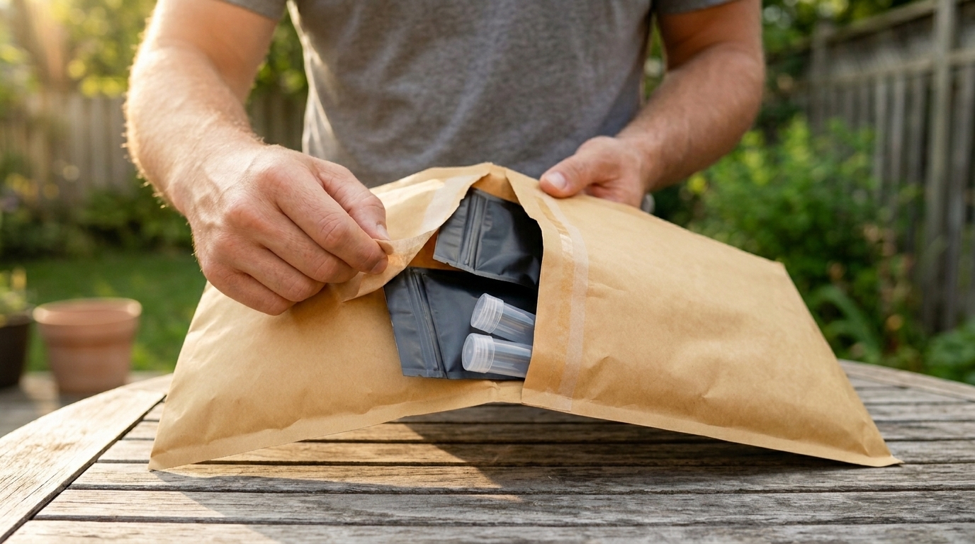 Weed Seed Shop unboxing seed package