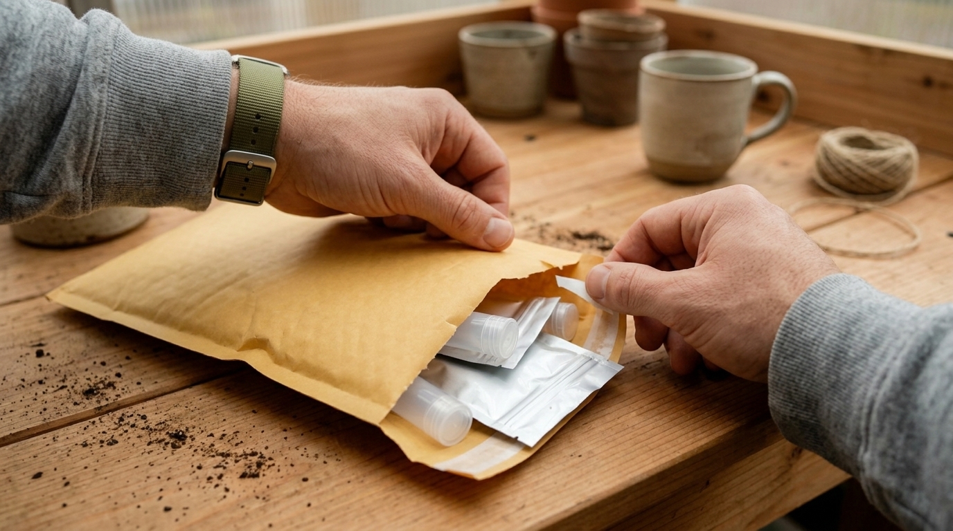 Anesia Seeds unboxing seed package