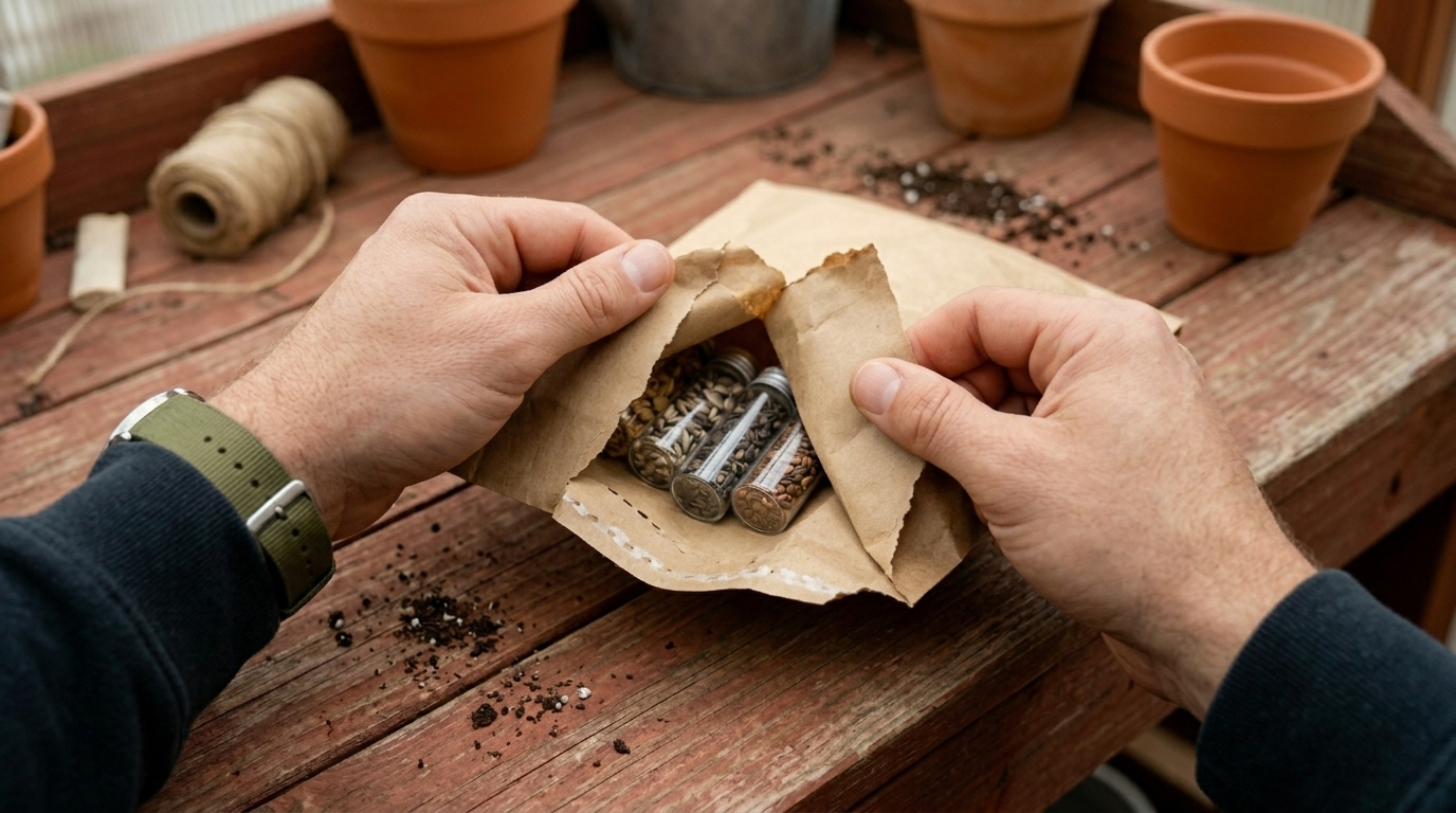 Blimburn Seeds unboxing seed package