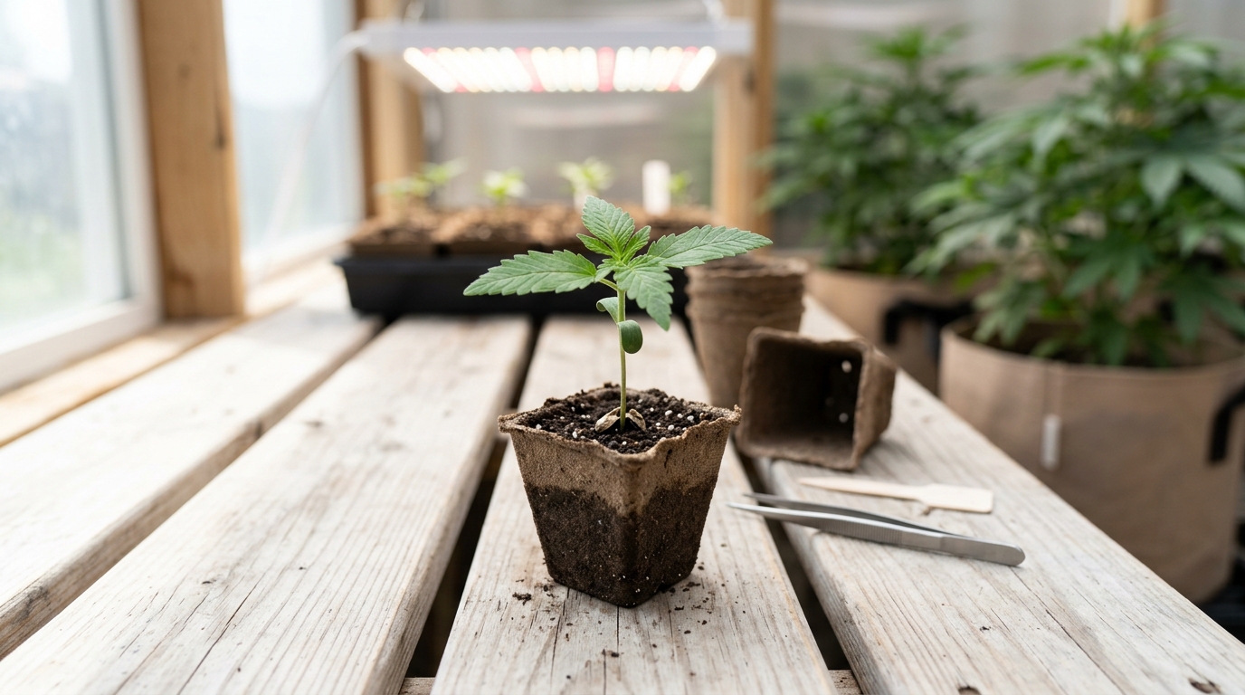 What the Cannabis Seedling Stage Actually Is (And When It Starts)