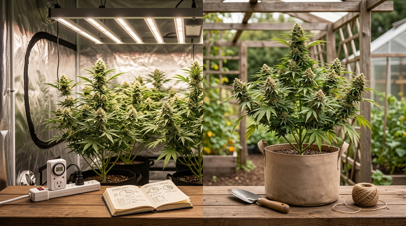 Indoor vs. Outdoor Photoperiod Growing: Real Timelines