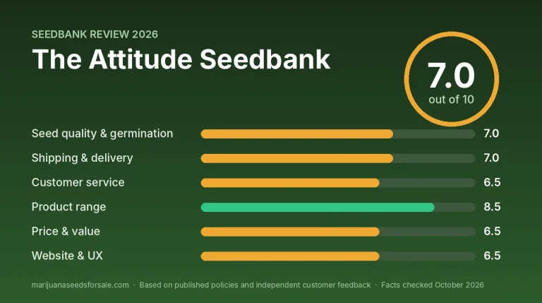 The Attitude Seedbank Review 2026: UK Store, US Store and Shipping Review